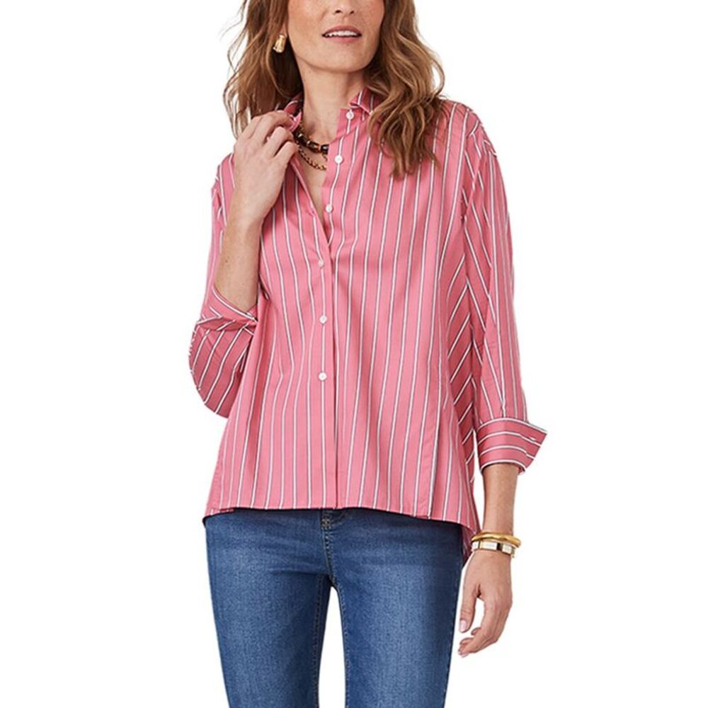 J.Mclaughlin Womens  Alexis Blouse, Coral